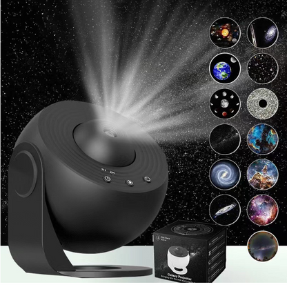 🌌 Proyector Galaxy 12 en 1 – Convierte tu Habitación en un Universo
