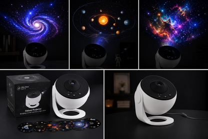 🌌 Proyector Galaxy 12 en 1 – Convierte tu Habitación en un Universo